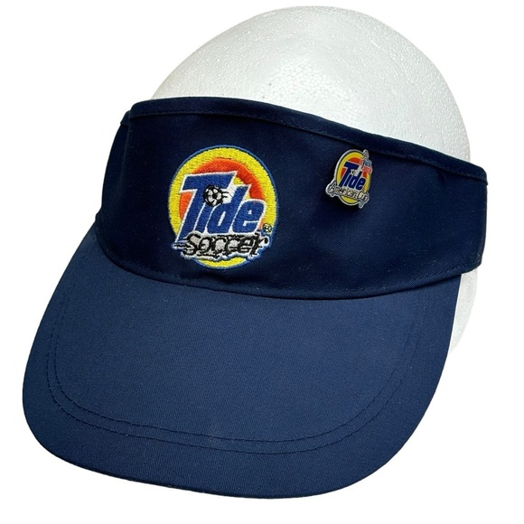 New Anaconda Sports Youth All American Soccer Tide Navy Blue Adult Sun Visor - Picture 1 of 7